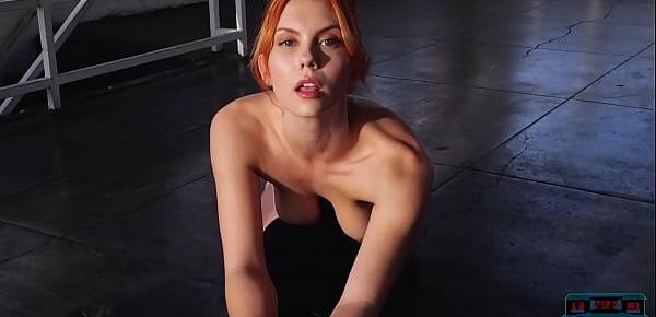  Flexible dancer Kayla Coyote is an all natural redhead beauty babe